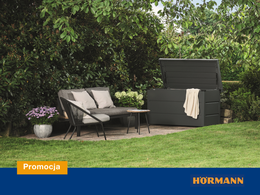 Nie masz pomysłu, gdzie schować przed deszczem poduszki ogrodowe oraz koce?